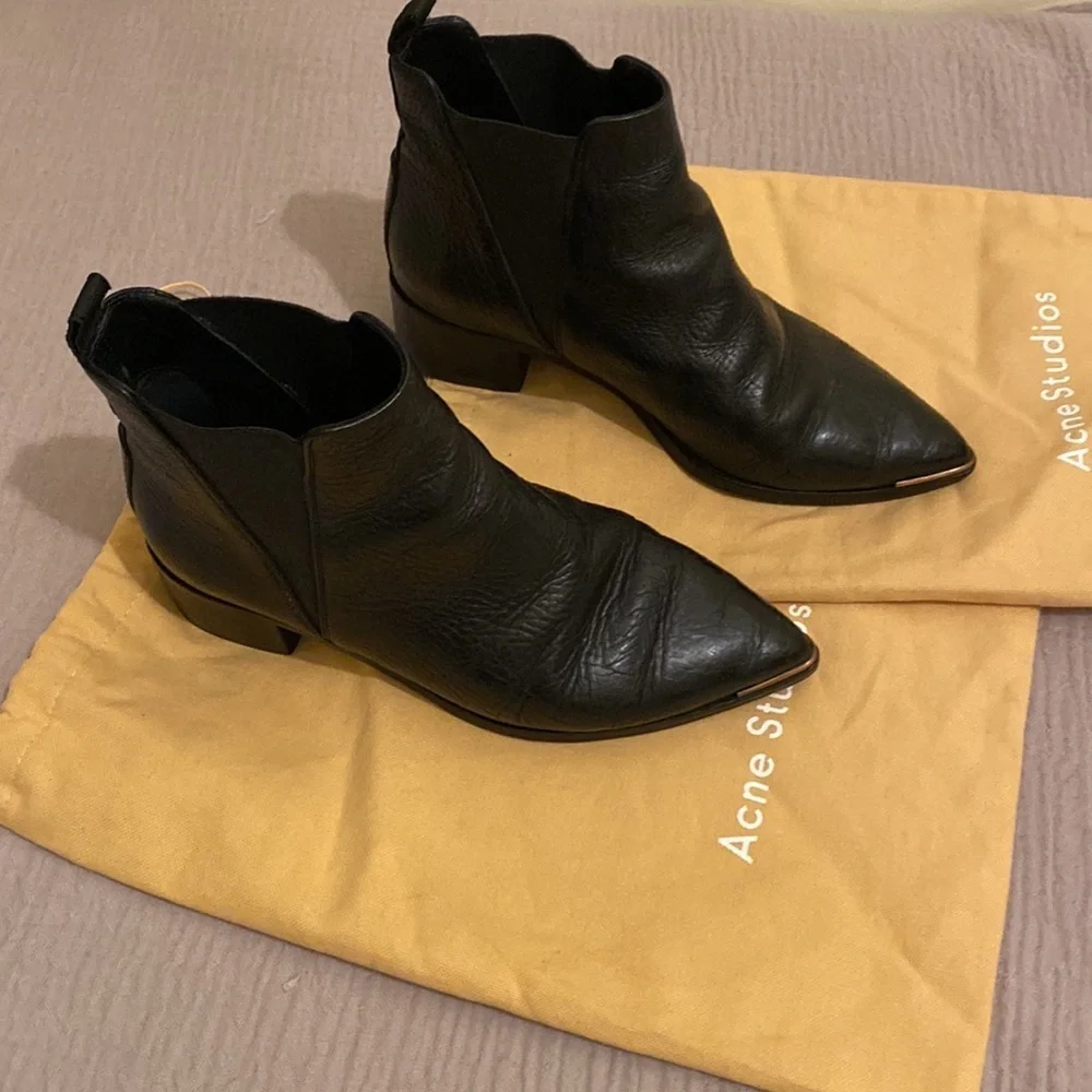 ACNE STUDIOS JENSEN BOOTS . Size 36 . Made in Italy - Picture 2 of 11
